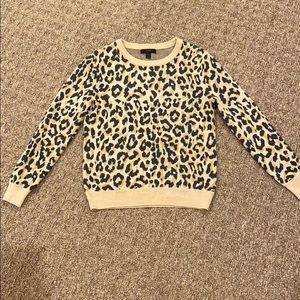 Women’s JCREW leopard sweater